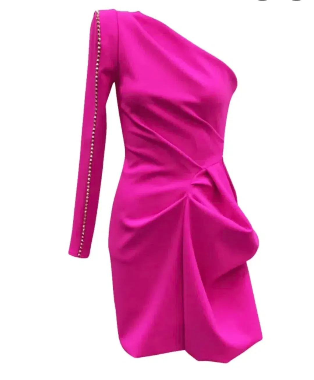 Meraki Izar Neon Dress Pink Size 8 for rent on The Volte - main image