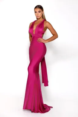 Portia and Scarlett Liliana Gown Pink Size 8 for rent on The Volte - image 1
