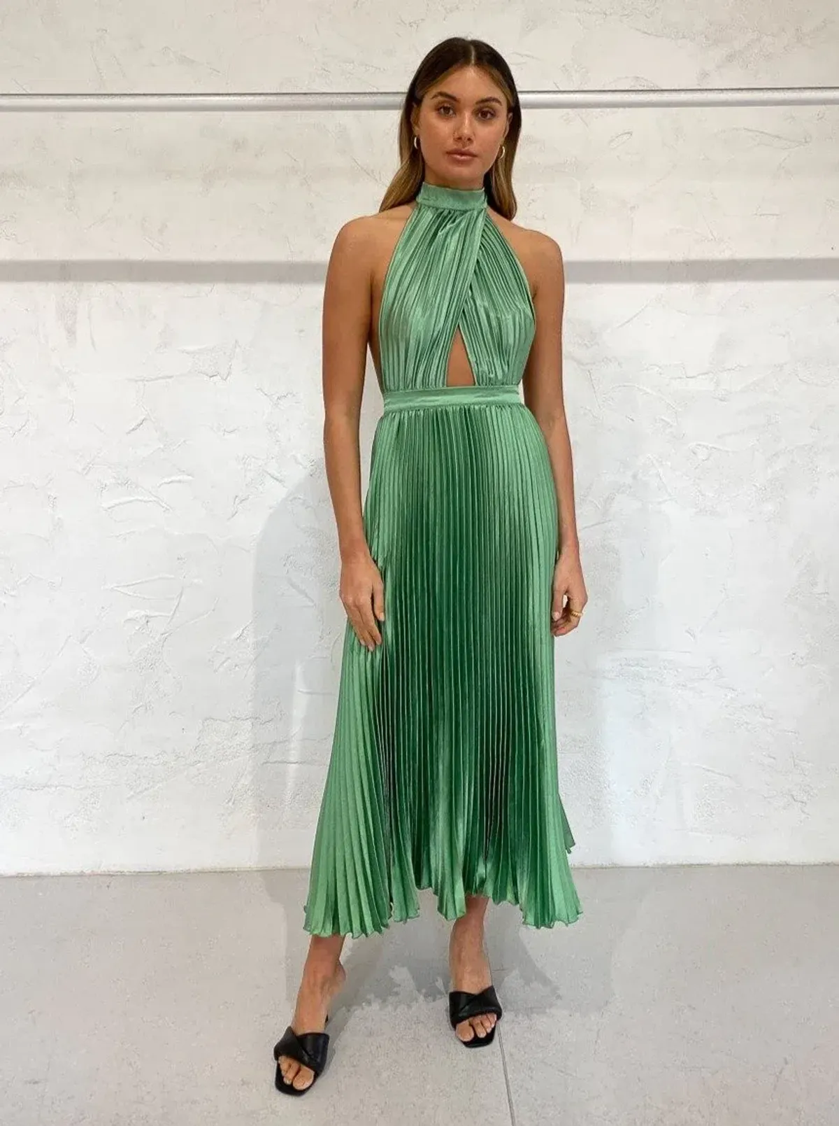 Lidee Renaissance Gown in Sea Green Size 8 for rent on The Volte - main image