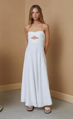 Bec & Bridge Provincial Maxi Dress Ivory Size 8 for rent on The Volte - image 1