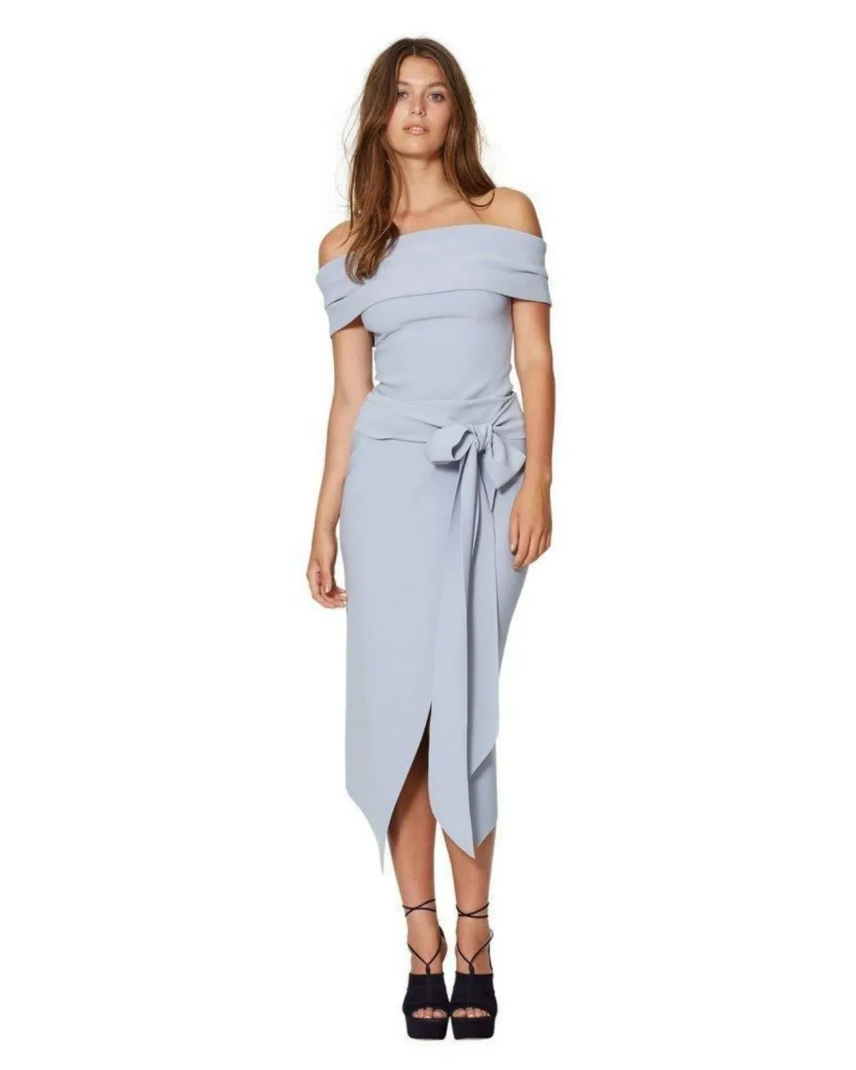 Bec & Bridge Winkworth Top and Skirt Set Blue Size AU 8 for rent on The Volte - main image