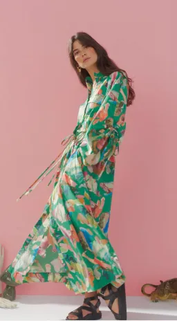 Alemais Alro Shirt Dress Print Size 14 for rent on The Volte - image 2