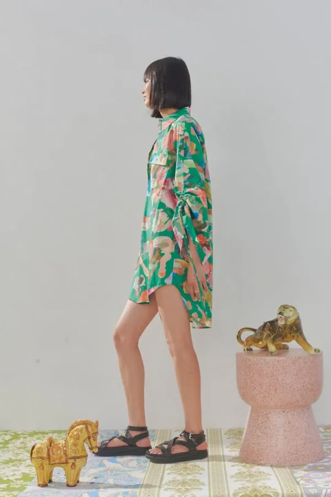 Alemais Arlo Shirt Size Print 14 for rent on The Volte - main image