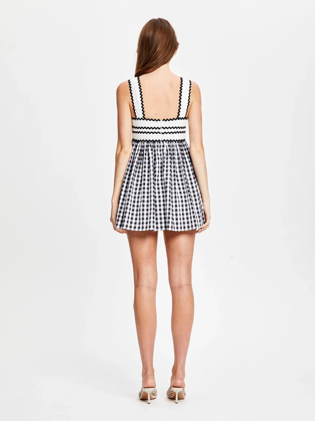 Alice McCall Wild Angels Mini Dress Black Print Size 12 for rent on The Volte - main image