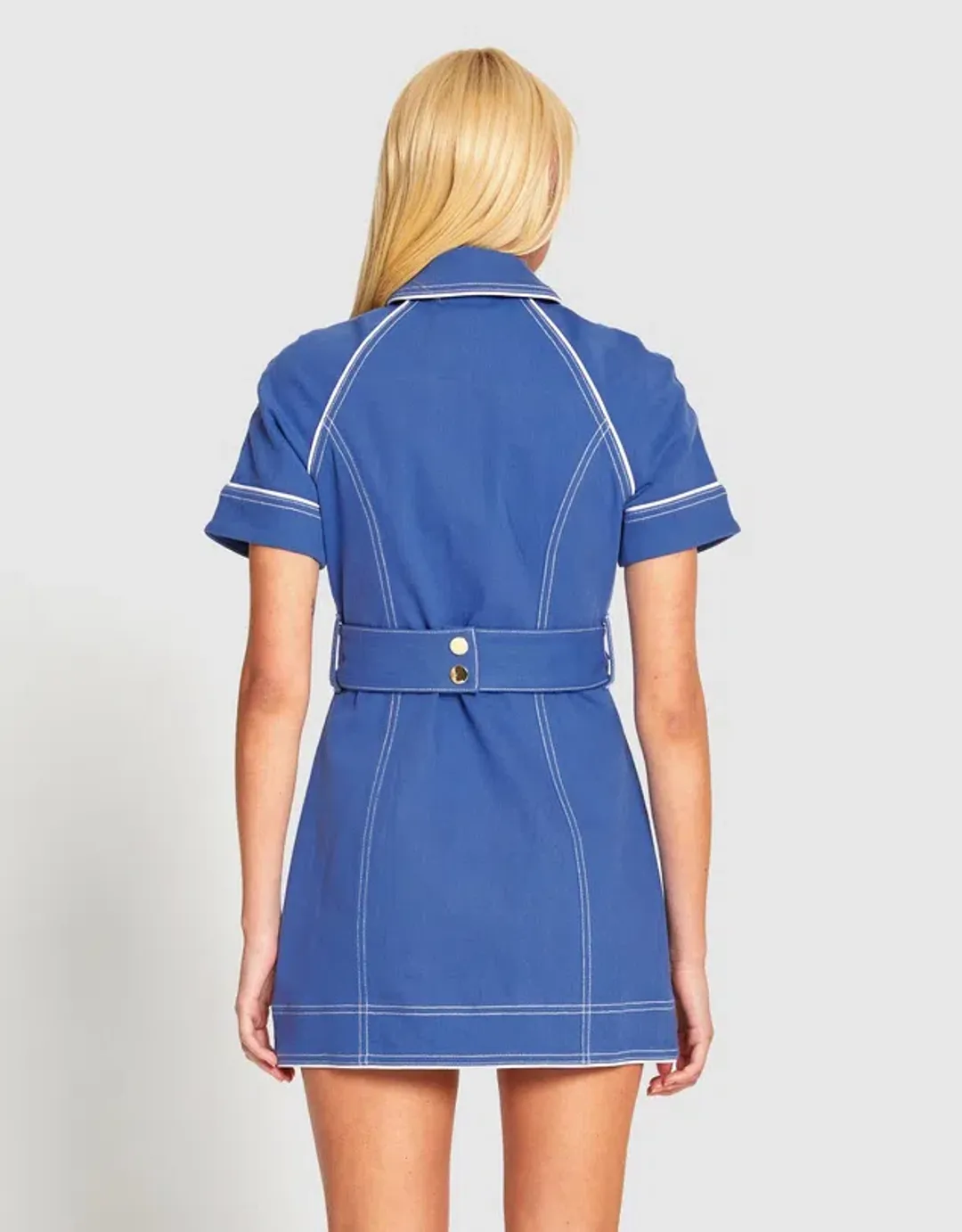 Alice McCall Saturdays Mini Dress Blue Size 8 for rent on The Volte - main image