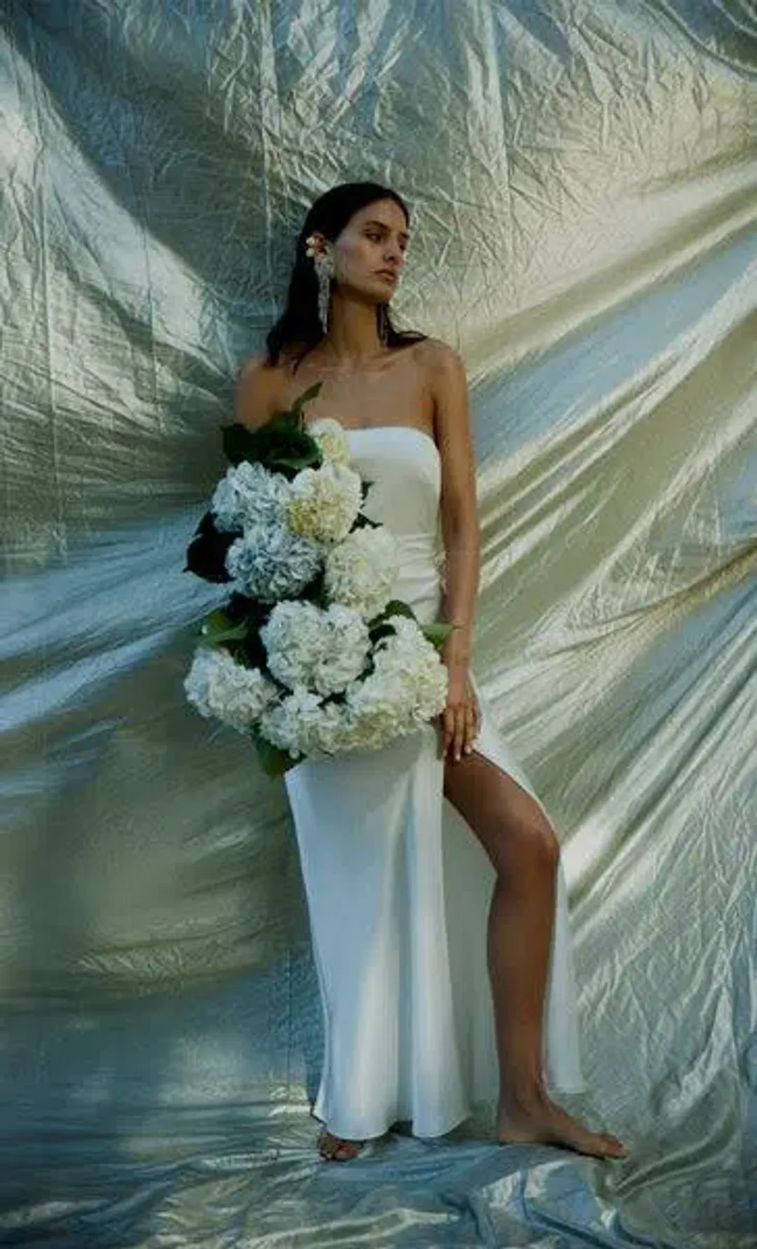 Bec & Bridge Dreamer Strapless Dress Sand Size 8  for rent on The Volte - main image