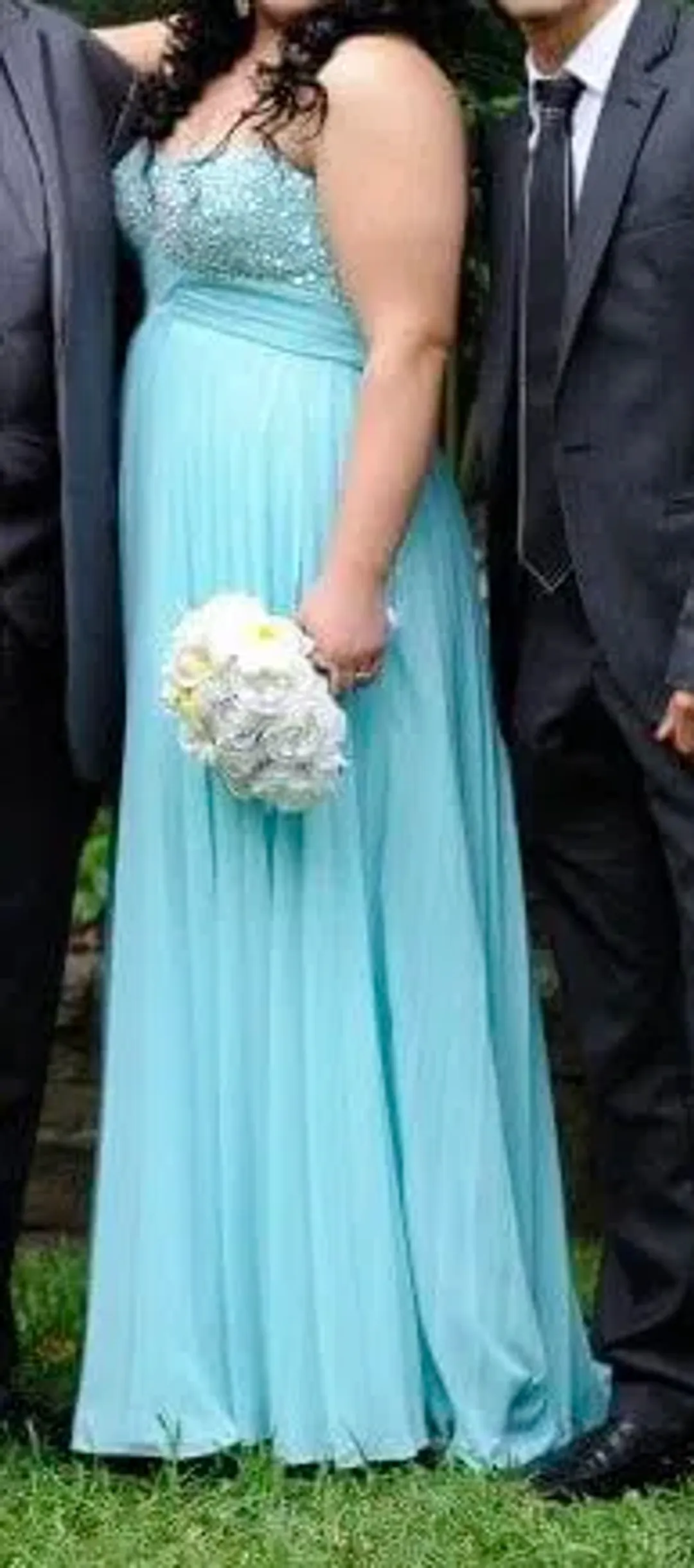 Allure Strapless Formal Dress for rent on The Volte - main image