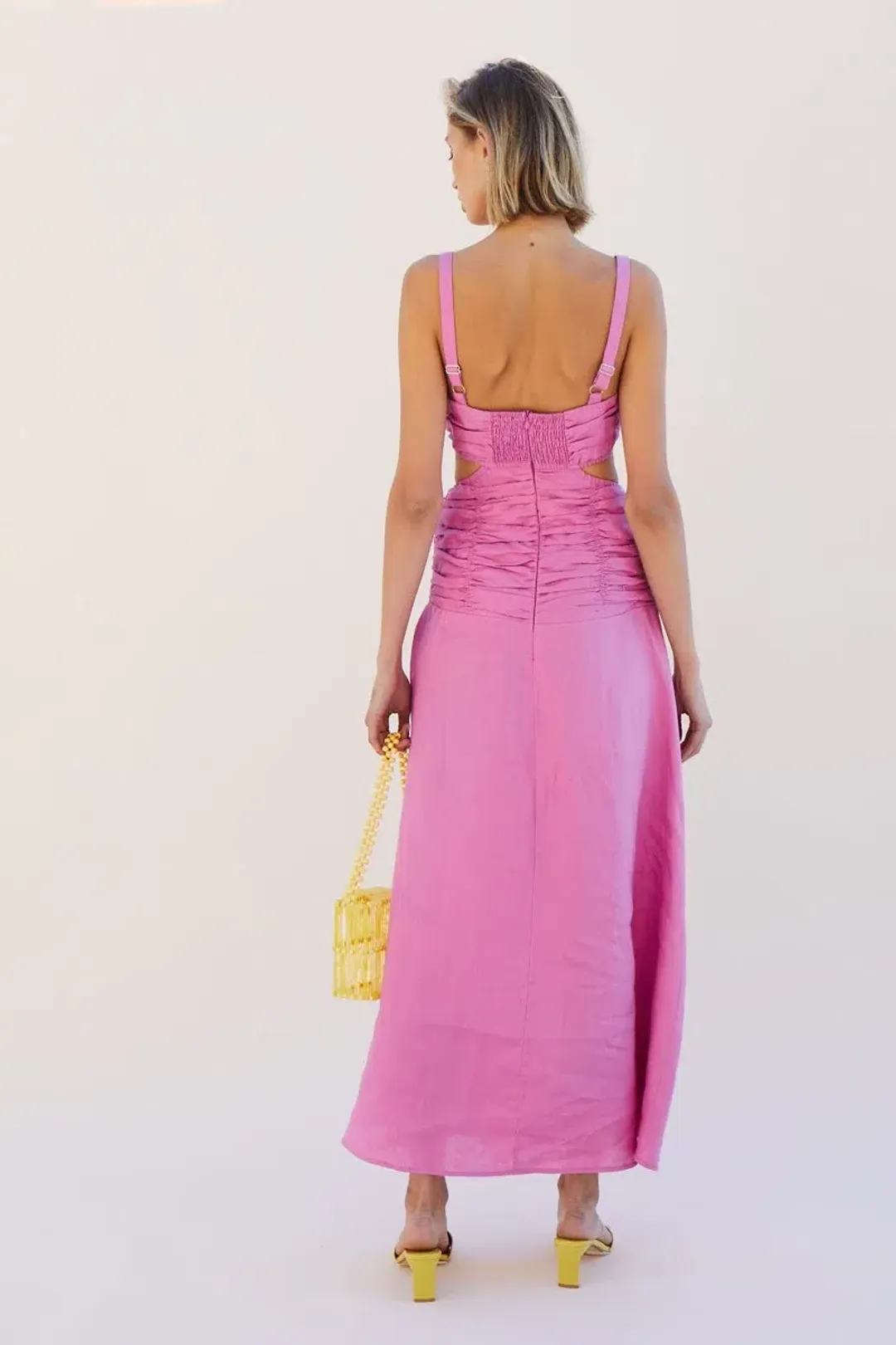 Suboo Aster Maxi Dress Pink Size 8 for rent on The Volte - main image