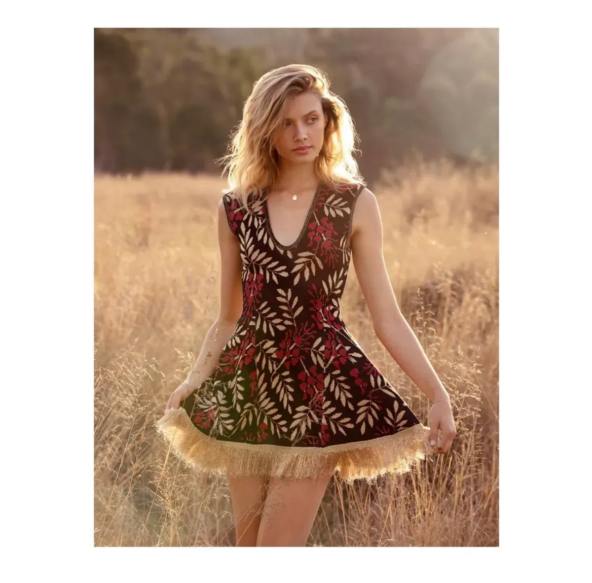 Alice McCall Shadow Sun Dress Print Size 10  for rent on The Volte - main image