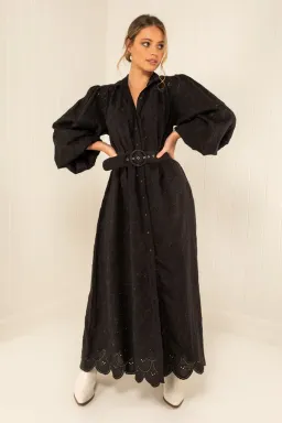 Palm Noosa Noddy Dress Black Size 10 for rent on The Volte - image 1