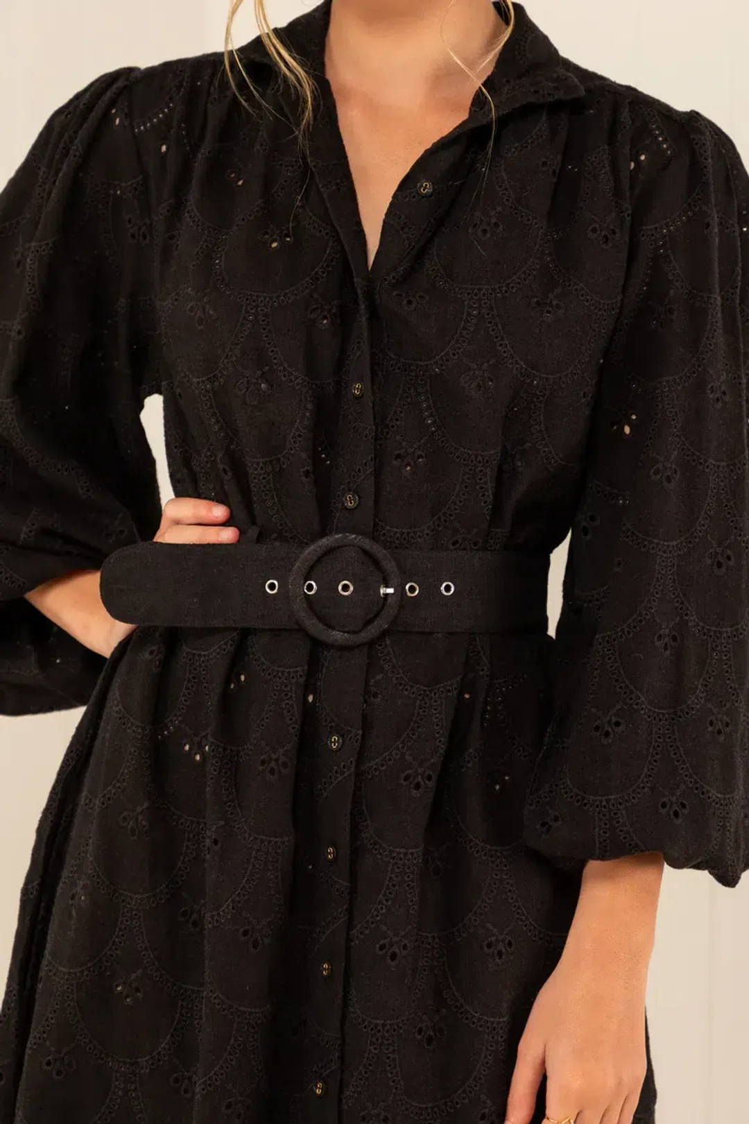 Palm Noosa Noddy Dress Black Size 10 for rent on The Volte - main image