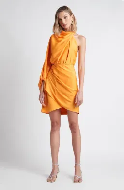 Sheike Juliet Dress Striking Orange Size 8  for rent on The Volte - image 1