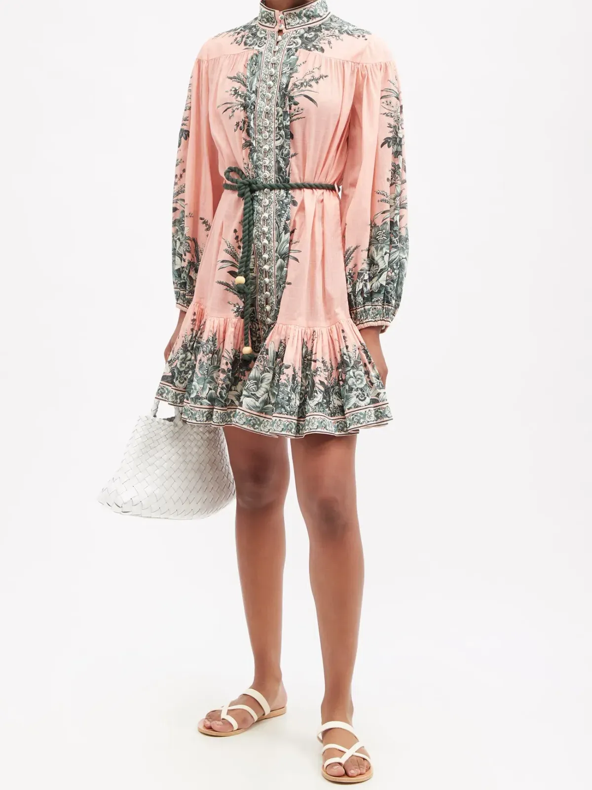 Zimmermann Moonshine Floral Mini Dress Print Size 10 for rent on The Volte - main image