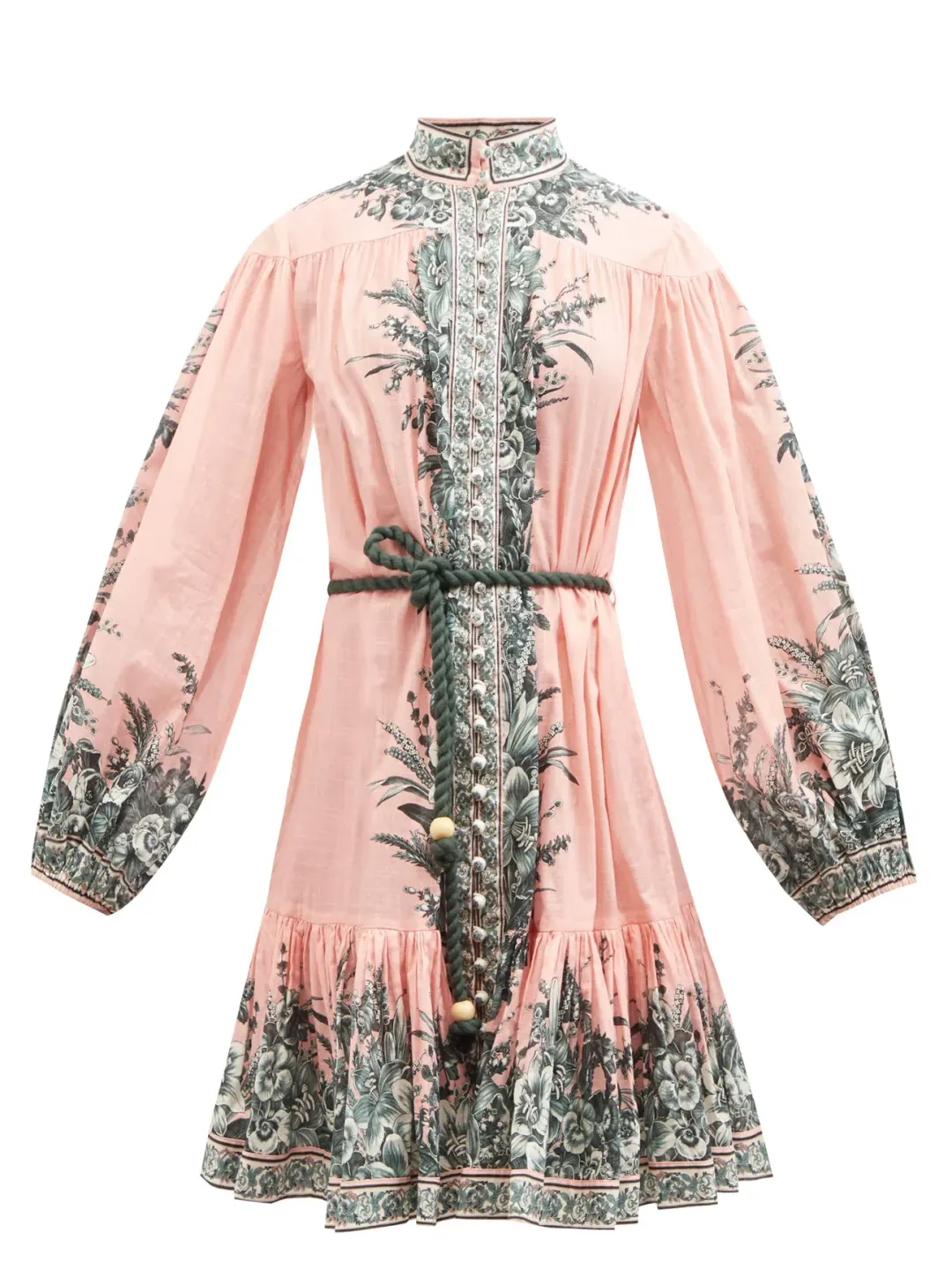Zimmermann Moonshine Floral Mini Dress Print Size 10 for rent on The Volte - main image