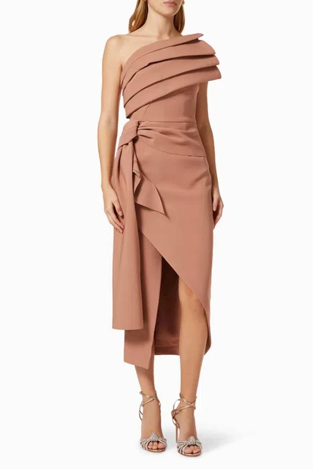 Rachel Gilbert Ace Gown Brown Size 2 / AU 10   for rent on The Volte - main image