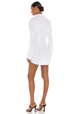 OW Collection White Ella Shirt Dress White Size M/AU 10 for rent on The Volte - image 2
