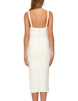 Bec & Bridge Bon Marche Cut Out Midi Dress White Size 8 for rent on The Volte - image 3