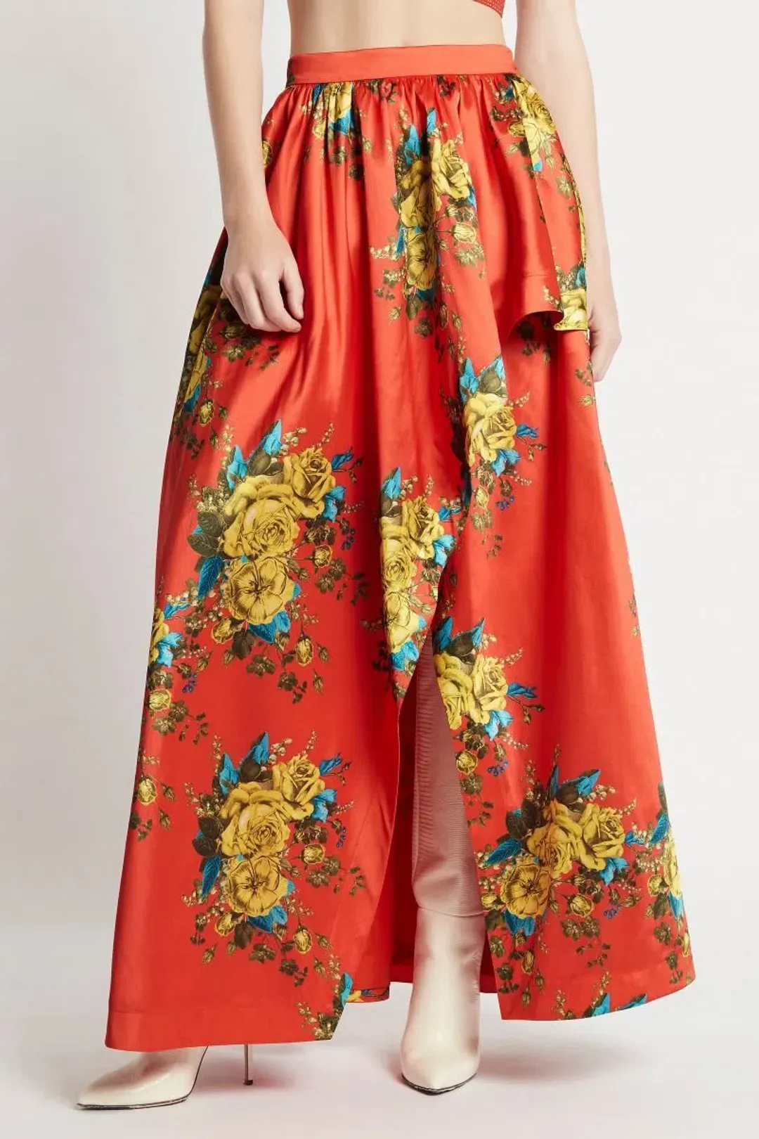 Sass and Bide Wild Play Skirt Orange Size 8 for rent on The Volte - main image