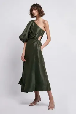 Aje Concept Dress in Bonsai Size 10 for rent on The Volte - image 3