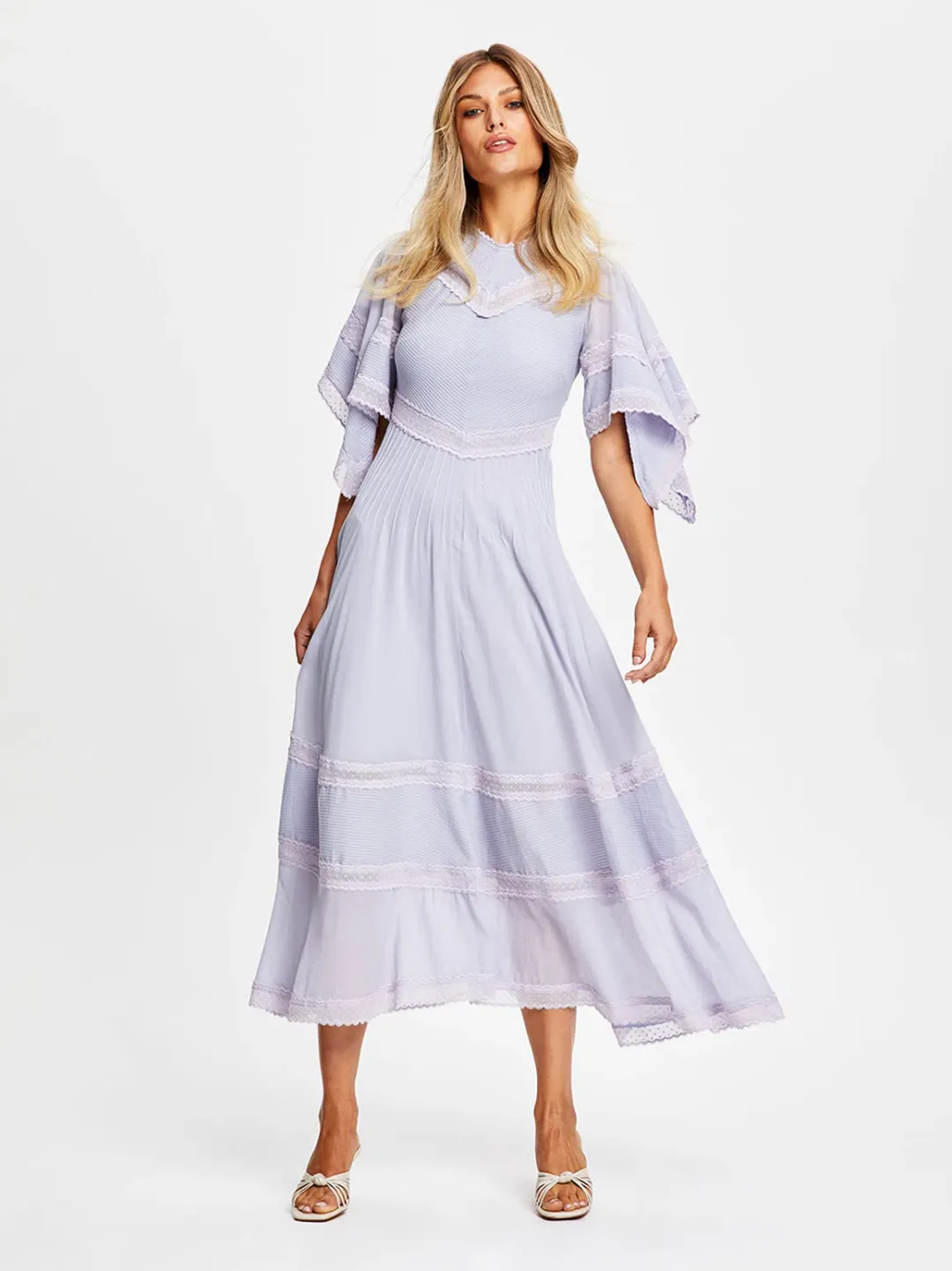 Alice McCall Lavender Some Girls Midi Dress Purple Size 6 for rent on The Volte - main image