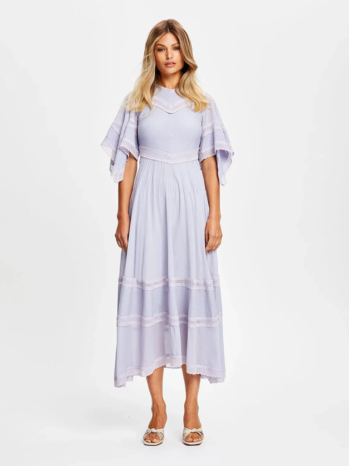 Alice McCall Lavender Some Girls Midi Dress Purple Size 6 for rent on The Volte - main image
