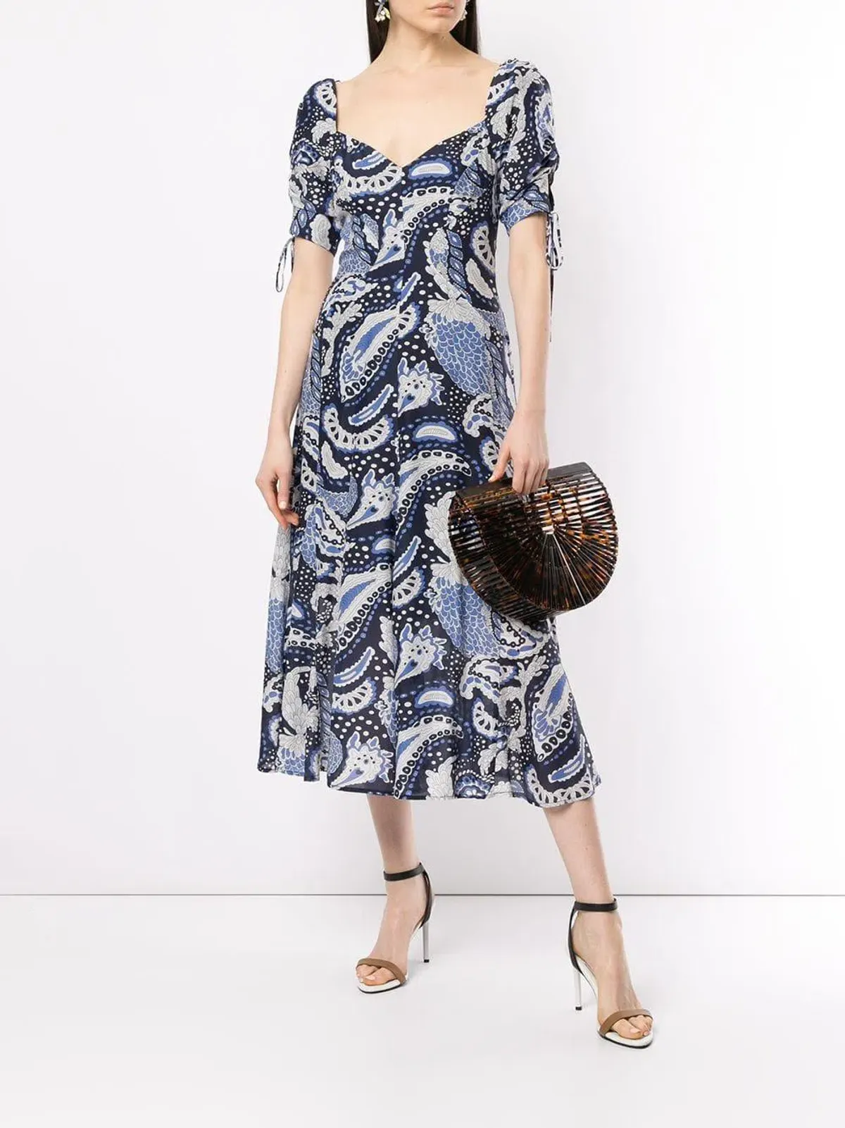 ALice McCall Royal Paisley Midi Dress Print Size 6 for rent on The Volte - main image