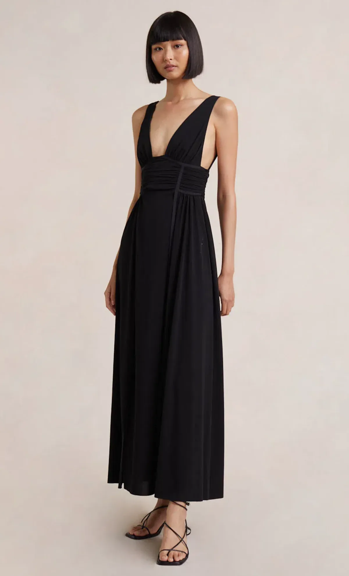 Bec & Bridge Gwen Maxi Dress Black Size 8 for rent on The Volte - main image