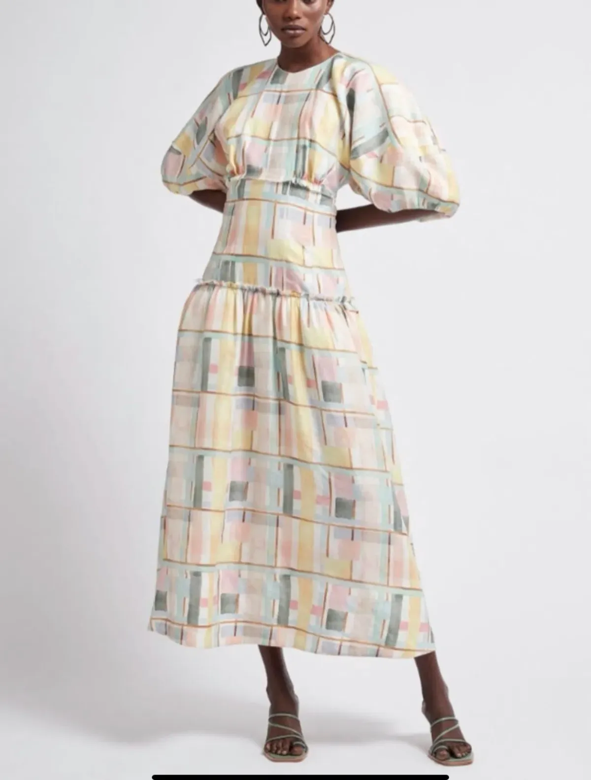 Aje L'Espirit Corset Dress Multi Size 14 for rent on The Volte - main image