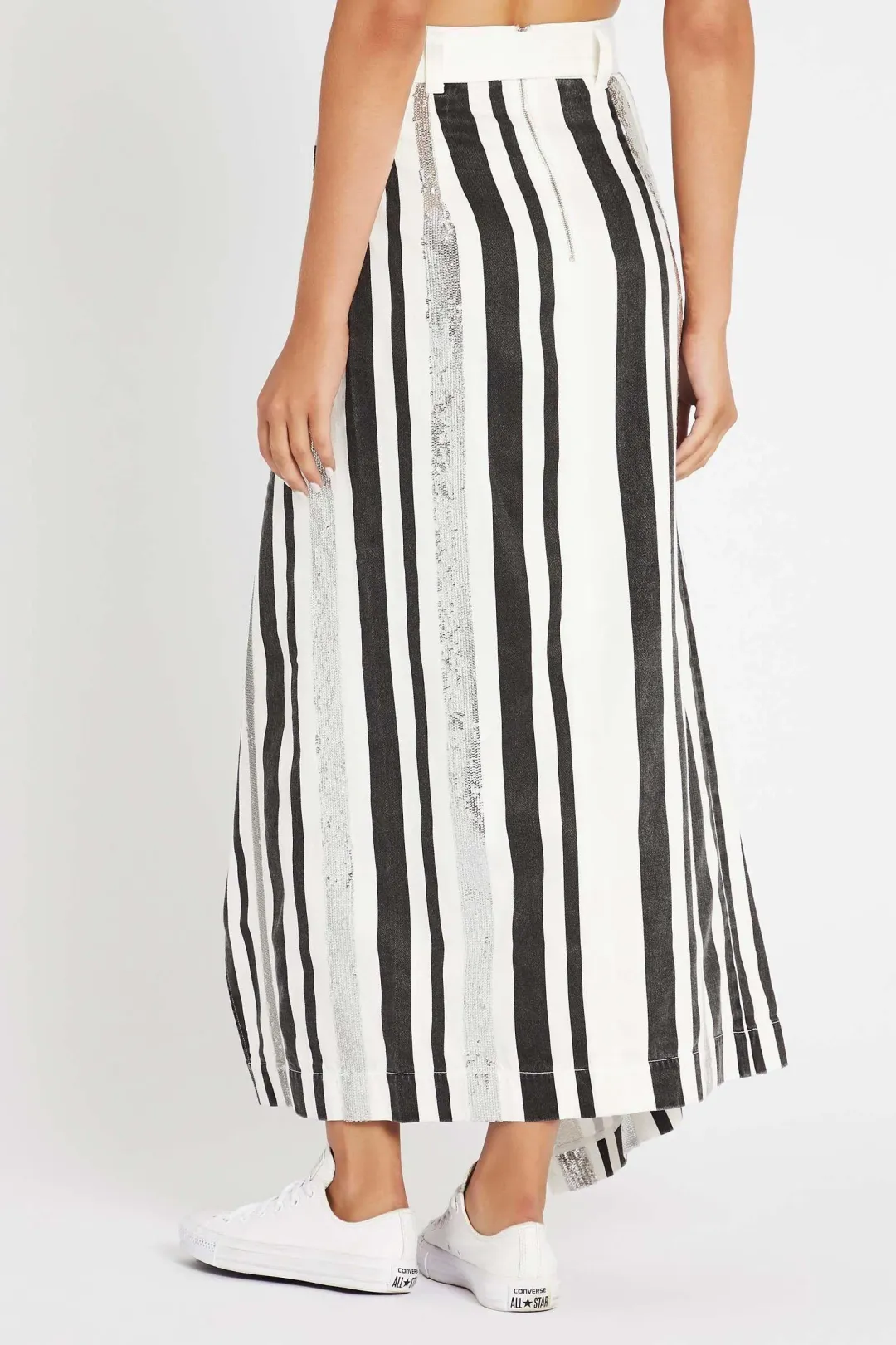 Sass & Bide Future So Bright Skirt Black/Gold Size 12 for rent on The Volte - main image