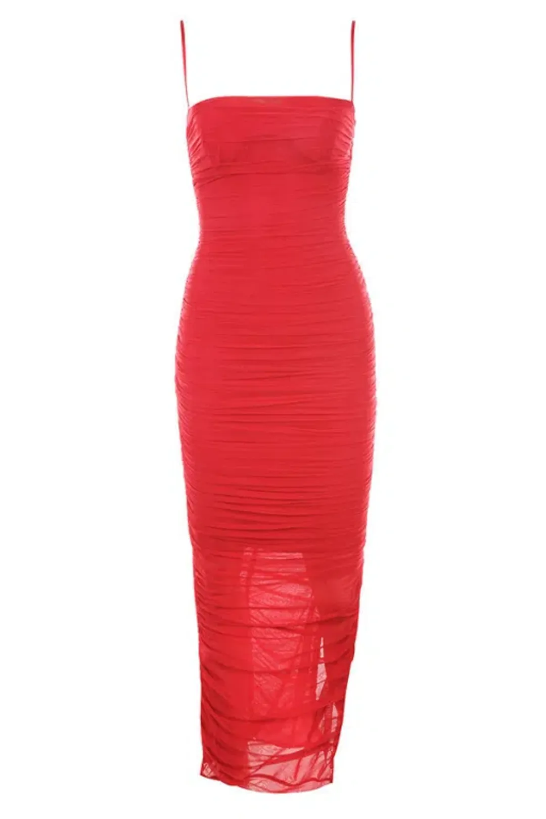 House of CB Fornarina Mesh Maxi Dress Red Size XS / Au 6 for rent on The Volte - main image