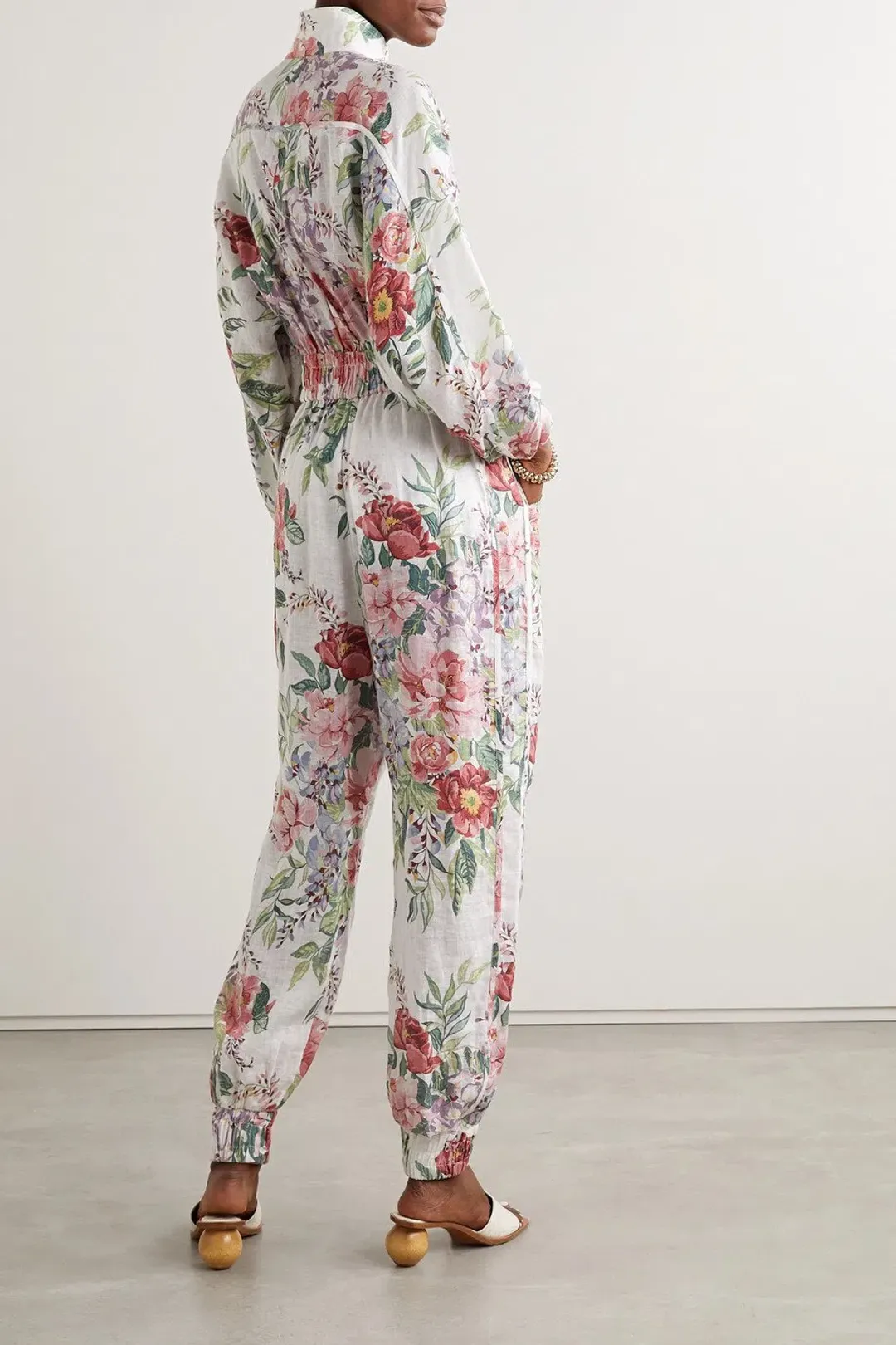 Zimmermann Bellitude Floral-print Jumpsuit Floral Size 0/AU 8 for rent on The Volte - main image