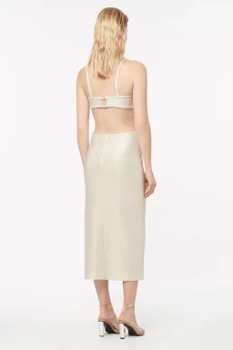 Manning Cartell Total Eclipse Cut Out Dress Soft Gold Size 6 for rent on The Volte - image 3