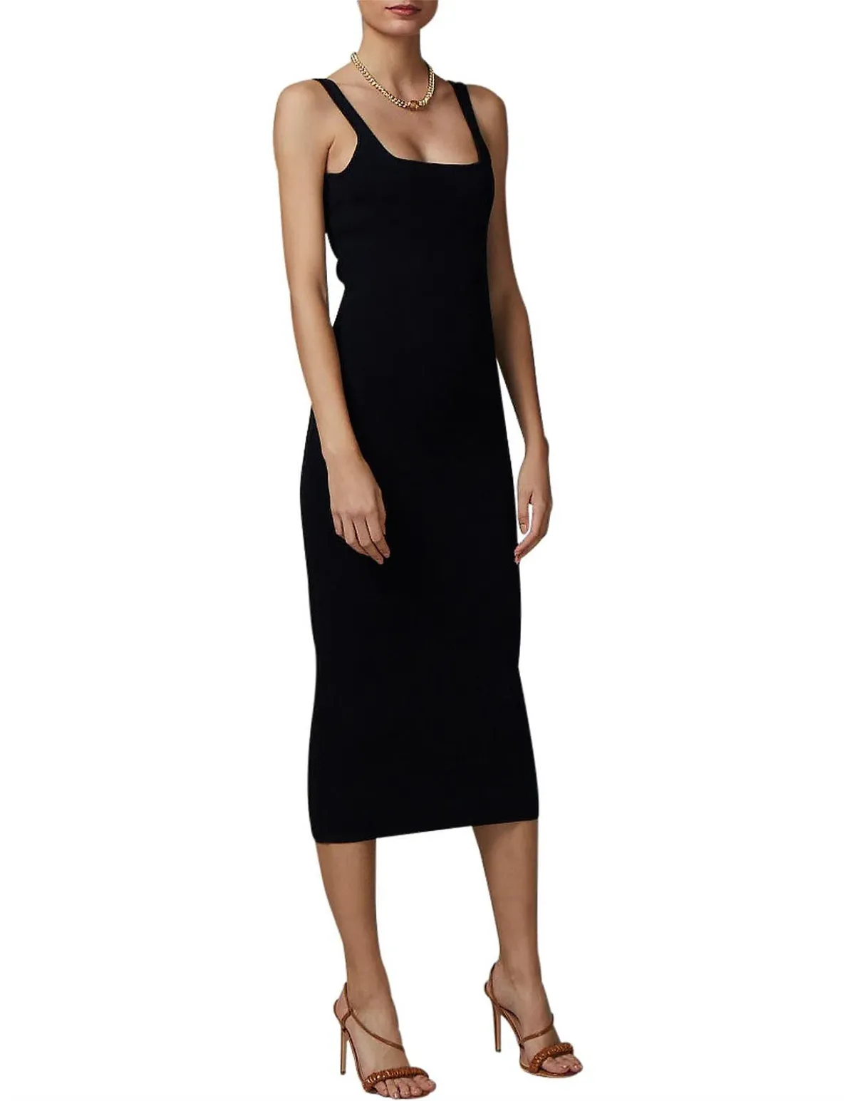 Bec & Bridge Be Mine Square Neck Dress Black Size 10 for rent on The Volte - main image