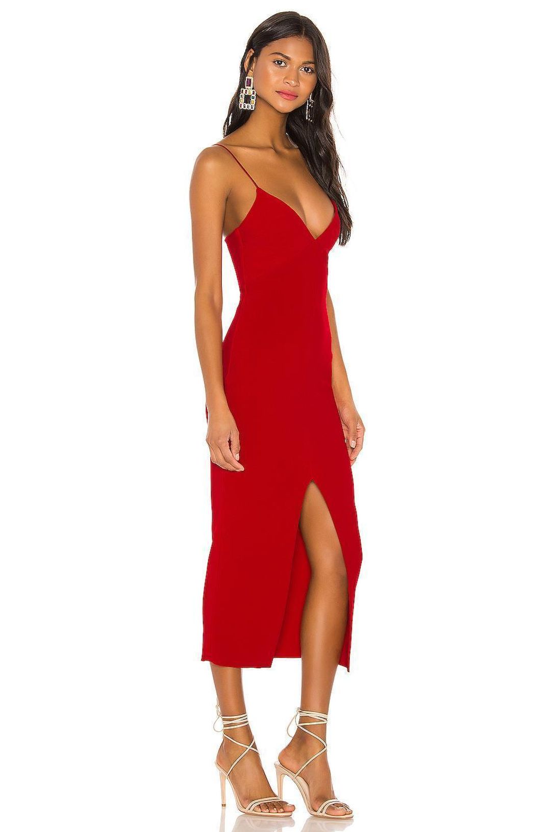 Bec and Bridge C’est Magnifique Split Dress Red Size 6 for rent on The Volte - main image