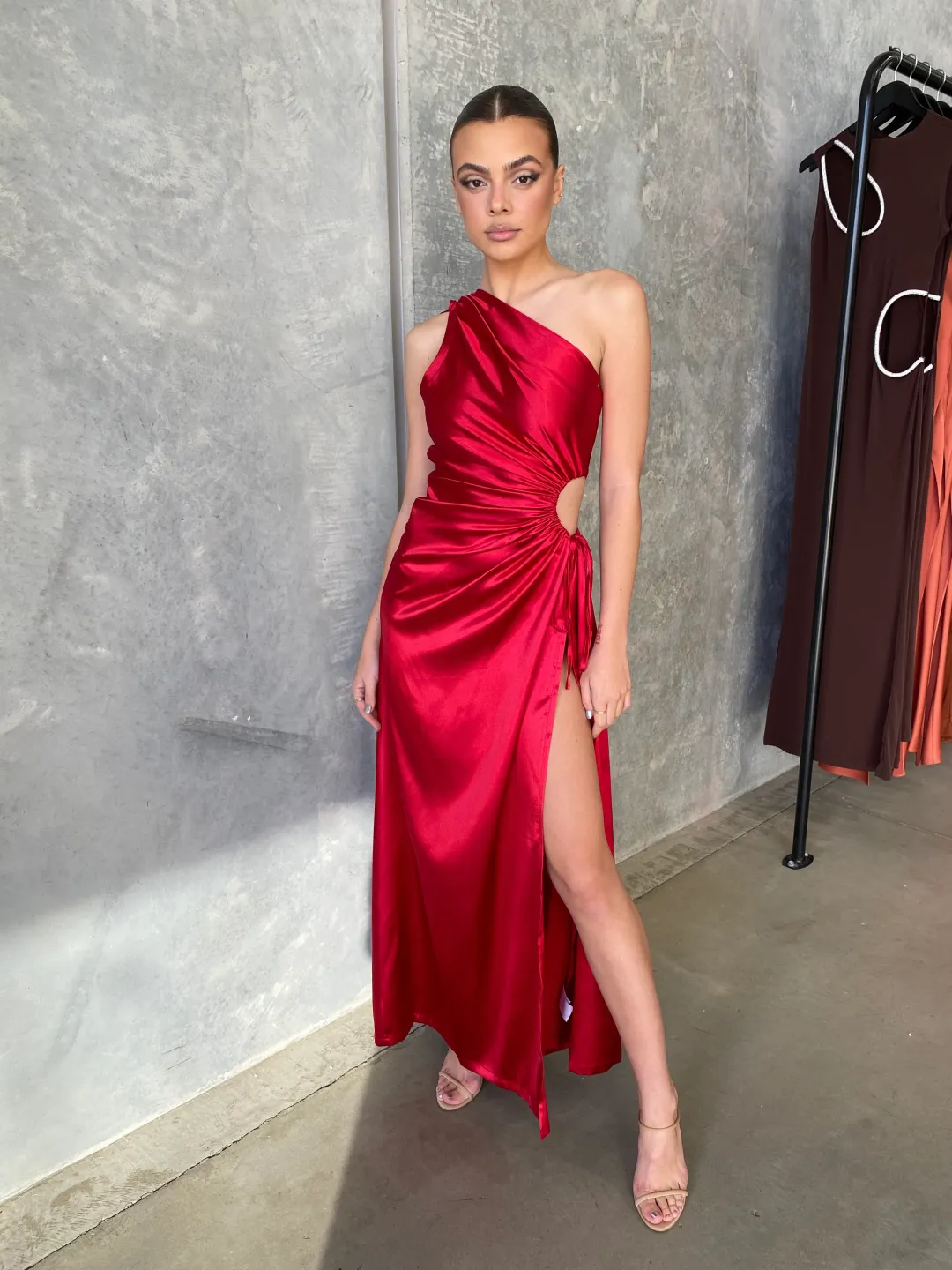 Sonya Moda Nour Dress in Red Size S / AU 8 for rent on The Volte - main image