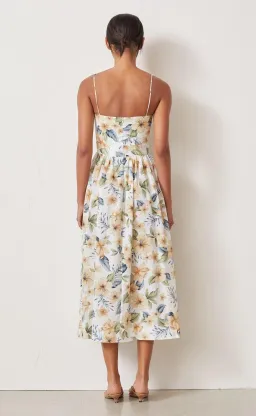 Bec & Bridge Fleurette Midi Dress Print Size 8 for rent on The Volte - image 2