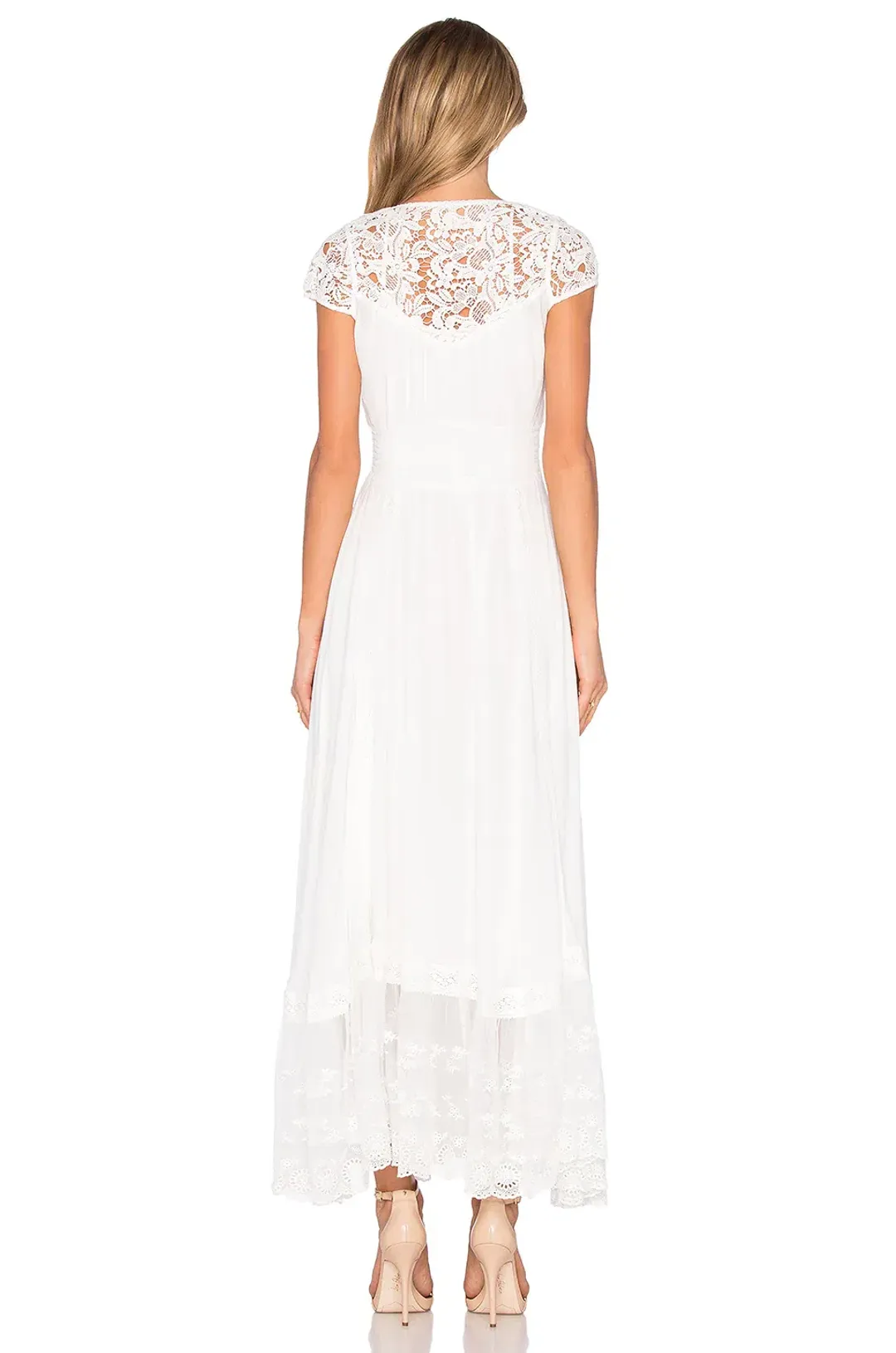 Spell Wild Belle Gown White Size S for rent on The Volte - main image