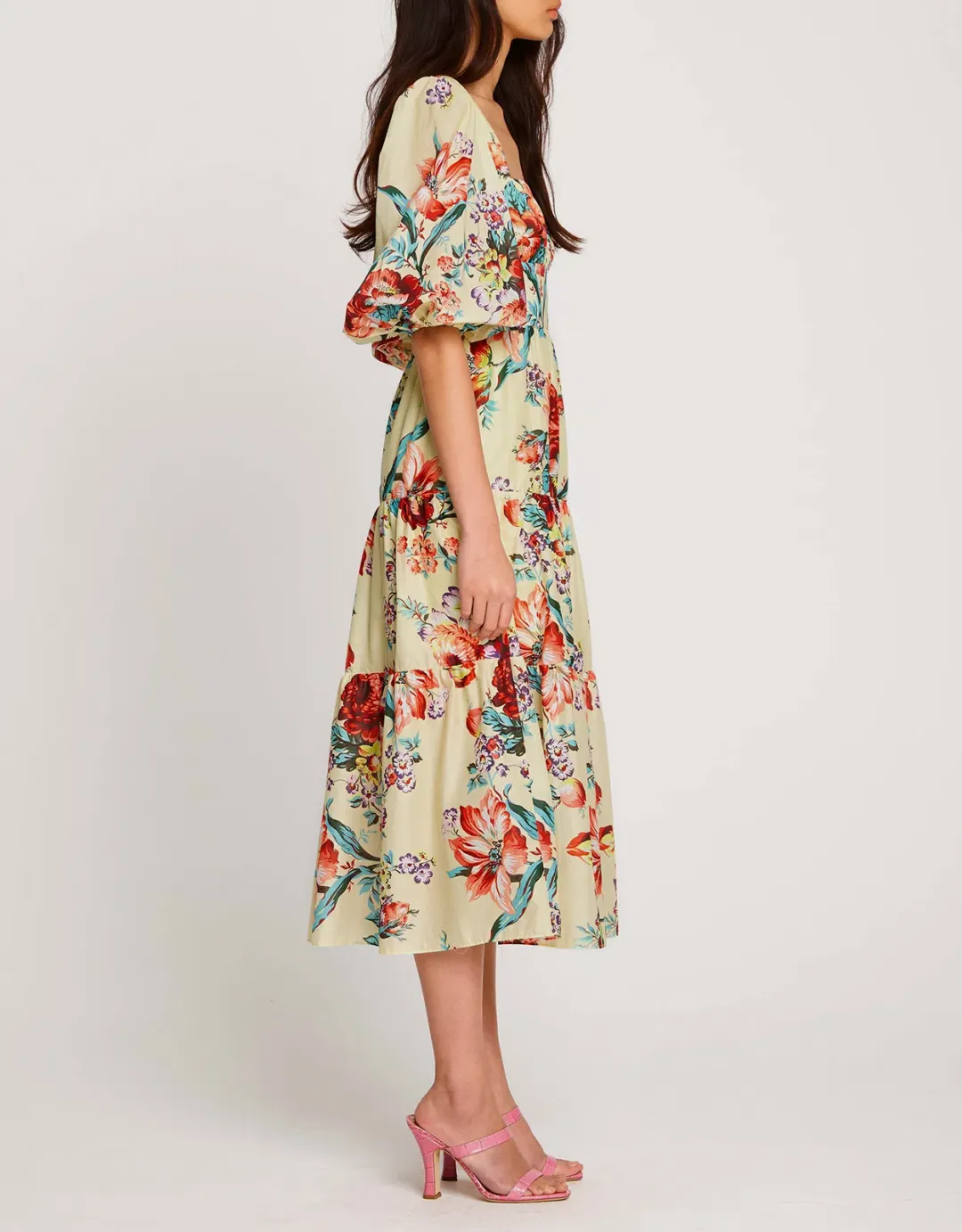 Alice McCall Baby Dee Midi Dress Print Size 12  for rent on The Volte - main image
