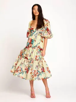 Alice McCall Baby Dee Midi Dress Print Size 12  for rent on The Volte - image 1