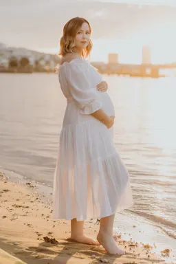 Co and Ry Goldie Maxi Dress White One Size  for rent on The Volte - image 3