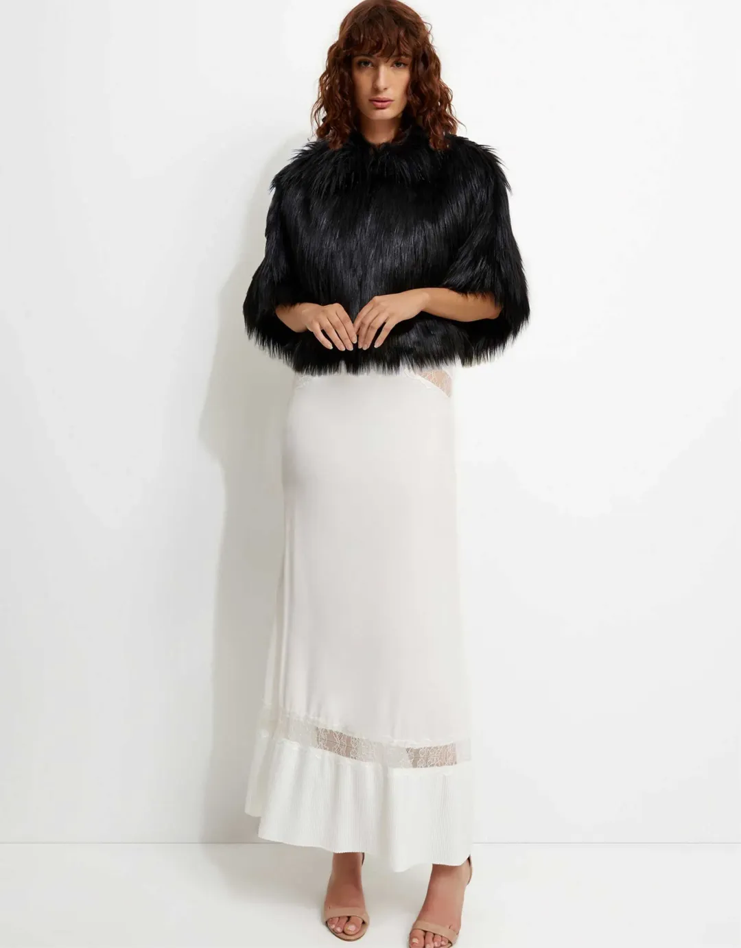 Unreal Fur Nord Cape Black One Size for rent on The Volte - main image