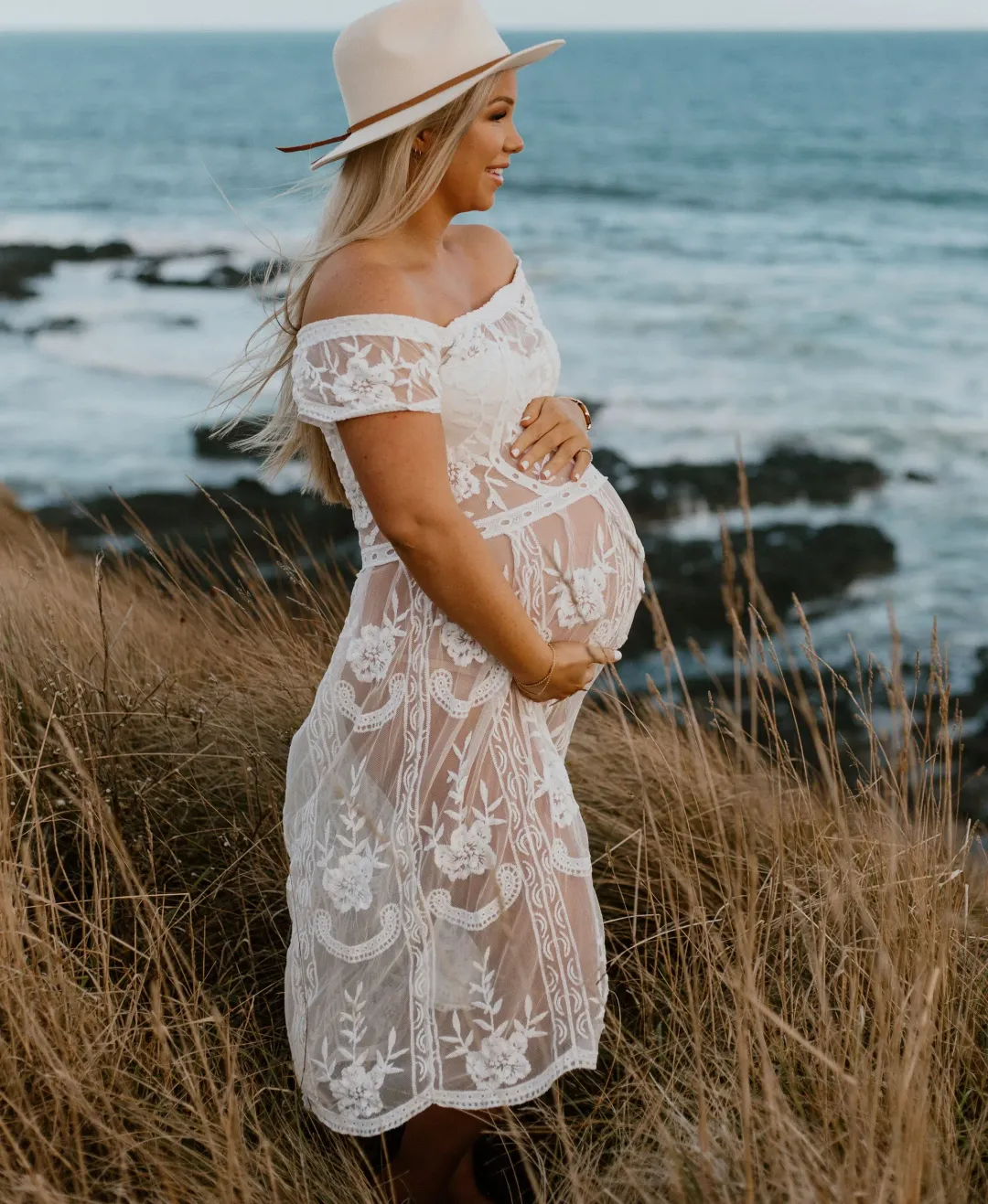 Coven & Co Raven Cold Shoulder Dress White Size AU 6 for rent on The Volte - main image