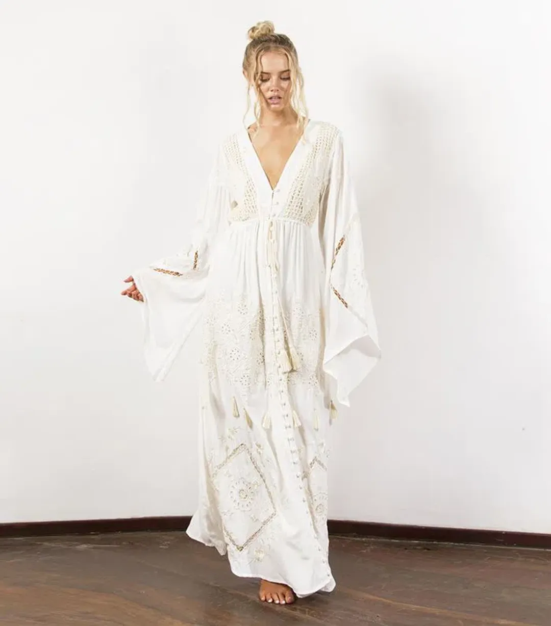 Fillyboo Strawberry Fields Dress Cream Size XS for rent on The Volte - main image