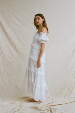 Rooh Collective Esha II Maxi Dress White Size L/AU 10 for rent on The Volte - image 3