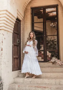 Coven & Co Lover Gown White Size XL for rent on The Volte - image 3