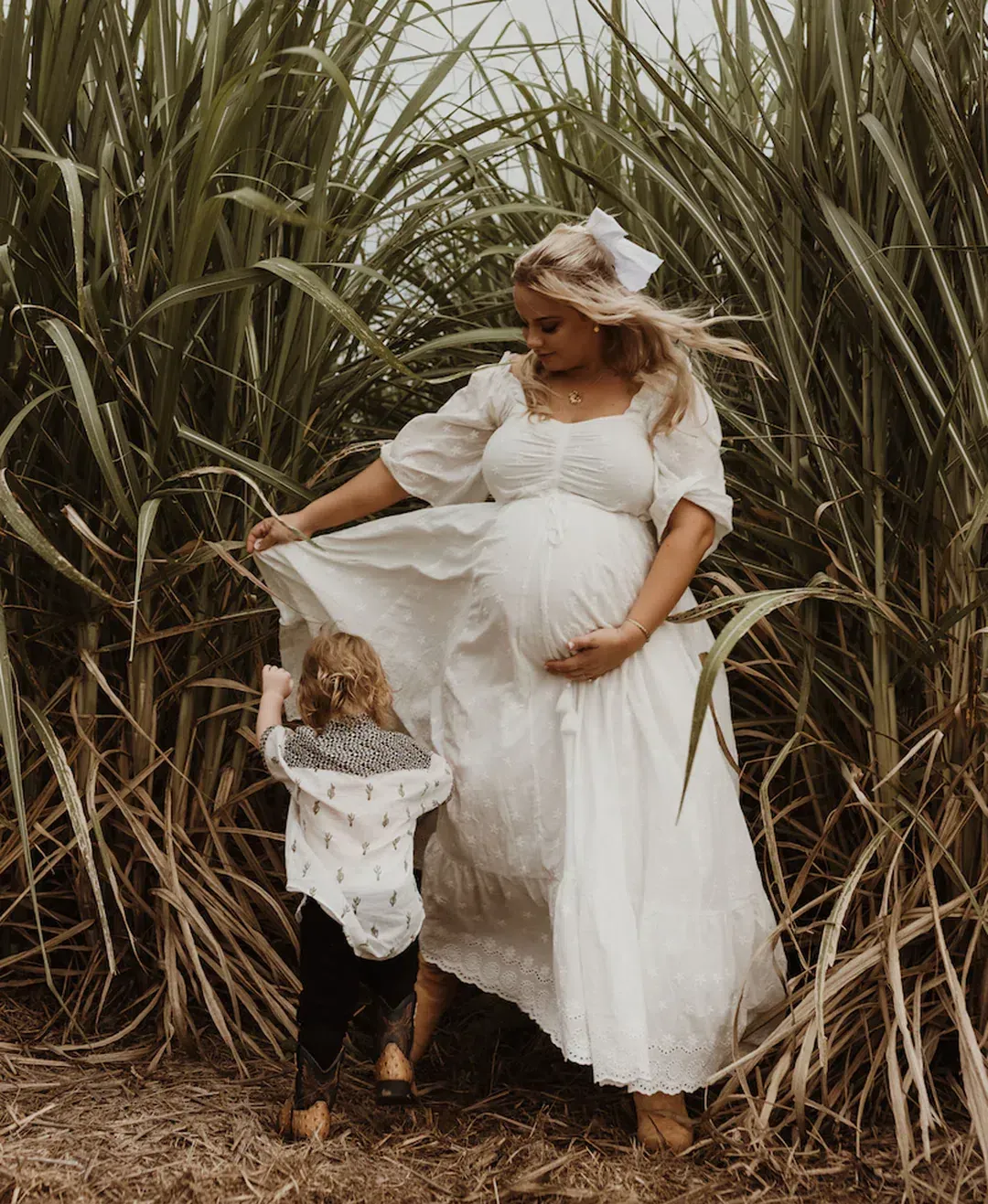  Coven & Co Starlight Gown White Size L for rent on The Volte - main image