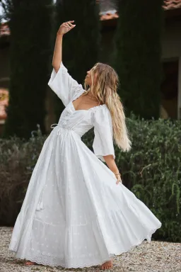  Coven & Co Starlight Gown White Size L for rent on The Volte - image 4