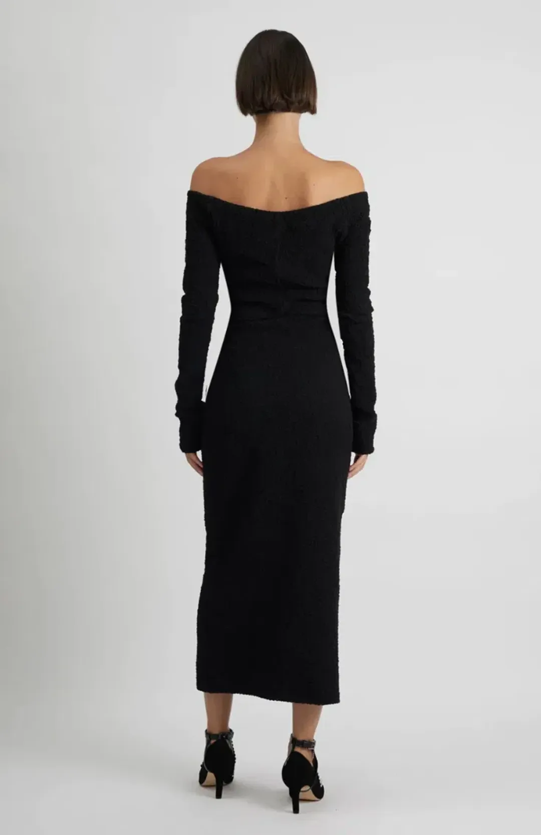 Camilla and Marc Minerva Dress Black Size 8  for rent on The Volte - main image