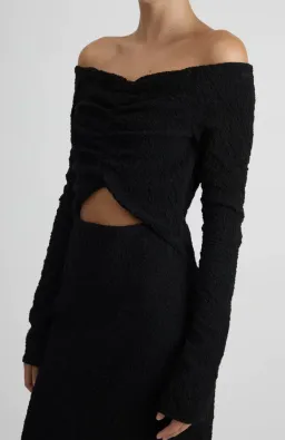 Camilla and Marc Minerva Dress Black Size 8  for rent on The Volte - image 2