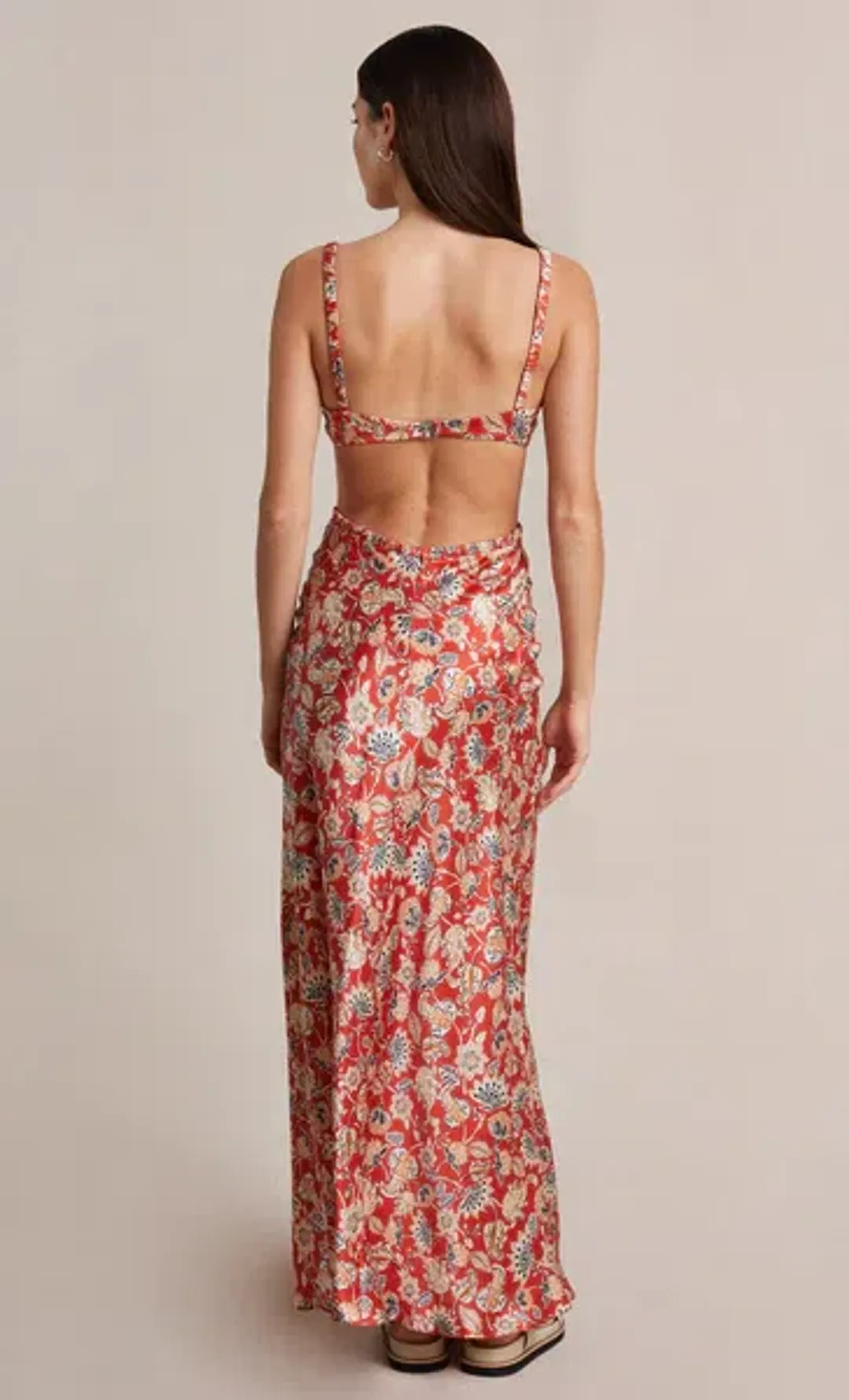 Bec and Bridge Ruby Maxi Dress Print Size 10  for rent on The Volte - main image